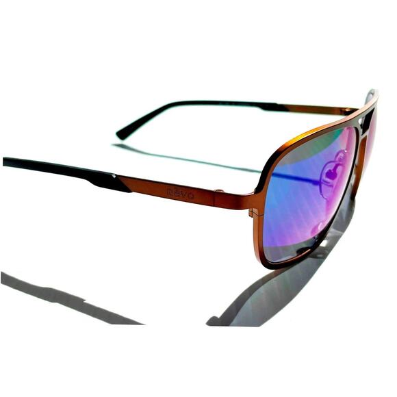 REVO HORIZON Sunglasses Satn Bronze POLARIZED PHOTOCHROMIC Evergreen 1193 02 GNP - Picture 7 of 12